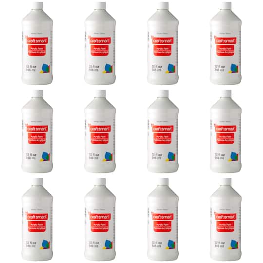 12 Pack: 32oz. Acrylic Paint by Craft Smart